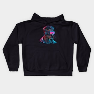 Cyberpunk VR Boy Kids Hoodie